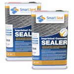 Smartseal Imprinted Concrete Sealer - SILK/WET LOOK - Easy To Apply Driveway Sealer - Durable Protection Outdoor Concrete Sealer for Patterned Imprinted Concrete Driveways and Patios - (2 x 5 Litre)