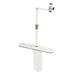 Tbest Projector Stand, No Hole Punching Projector Mount 24‑40CM Adjustable Angle Projector Tripod Holder 1/4in Screw Thread for Sofa Bed Bedside (White)