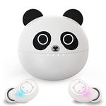 AMAFACE Kids Wireless Earbuds,Bluetooth 5.3 in Ear Headphones with Dual Mic Cute Panda Design HiFi Stereo Lightweight Earphones for children Earphones with Mini Portable Charging Case