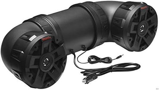 BOSS Audio Systems Systèmes ATV6.5B Tout-Terrain Sound System - Deux 6 x 9 catégorie Marine Haut-parleurs/Tweeters, Amplified, télécommande Bluetooth, Idéal pour VTT/UTV et 12 Volt Applications