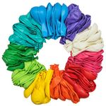 Artier 30 Biodegradable Balloons Multicoloured Balloons In 10 Colours.12 Inch Large Eco Friendly Balloons. Perfect As Kids Party Balloons, Baby Shower, Wedding, Anniversary. For Helium Or Air Use