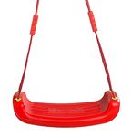 Busy Kid Swing Seat for Kids, Age 3 to 10 Years with Hand Grip (Red)