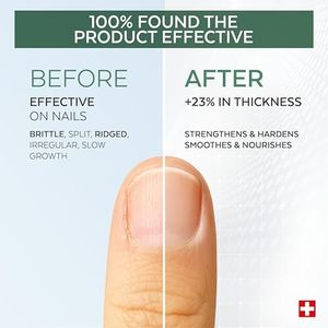 PODERM 2-in-1 Nail Treatment for Fragile, Splitting, Ridged Nails – Strengthening & Nourishing, Swiss Made