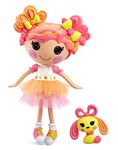 Lalaloopsy Doll - Sweetie Candy Ribbon with Pet Puppy, 13" Taffy Candy-Inspired Doll with Changeable Pink and Yellow Outfit and Shoes, in Reusable House Package playset, for Ages 3-103 Multicolor