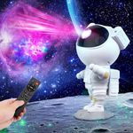 Storio Baby Toys Astronaut Galaxy Projector with Remote Control - 360° Adjustable Timer Kids Astronaut Nebula Night Light Lamp for Gifts,Baby Adults Bedroom, Gaming Room, Home and Party