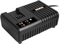 Worx WA3867 20V Ultra Fast High Capacity Battery Charger, Quick Charging for Worx 20V/40V Li-Ion Batteries, Compatible with PowerShare Tools