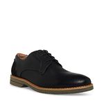 Steve Madden Men's Priam Oxford, Black Leather, 12.5 UK