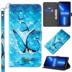 GLANDOTU Sony Xperia 10 ii Case, Flip Wallet PU Leather Cover with Magnetic Button Standing Funstion Full-Body Protective for Sony 10 ii (SO-41A SOV43) Phone Cases -Blue butterfly