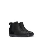 SOREL Women's Evie ll Chelsea Boot - Black, Sea Salt - 9