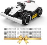 MAMMOTION LUBA mini AWD Robot Lawn Mower without Boundary,Auto Mapping UltraSense AI Vision, 80% Gradient, 20-65 mm Cutting Height (LUBAminiAWD1500)