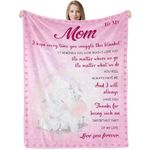 Xinvery Mum Gifts Blanket,Birthday Gifts for Mum from Daughter Son Presents for Mom Mummy for New Mum Stepmum Mother in Law Blanket 50"X60"