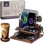 Solid Wood Phone Docking Station fo