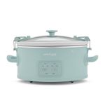 Crock-Pot Design Series Programmable 6-Quart Slow Cooker, Ocean Fog Green