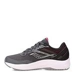 Saucony Women's Cohesion 15 Running Shoe, Shadow/Razzle, 5.5 M US