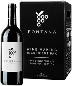 Fontana Italian Sangiovese Wine Kit | Wine Making Ingredient Kit - 6 Gallon Wine Kit | Premium Ingredients for DIY Wine Making | Makes 30 Bottles of Wine