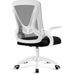 Blisswood Ergonomic Office Chair Desk Chair For Home Office, Adjustable Mesh Chair, Swivel Computer Chair With 90° Flip-up Armrest & Lumbar Support, 360° Rotation Work Chair