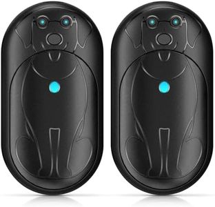 Lepwings Calentador de Manos Recargable Portátil 2 Piezas, 6000 mAh Calienta Manos Eléctrico Reutilizable USB con 3 Modos, 20 Horas de Calor Duradero, Regalos Invierno para Camping, Esquí - Negro