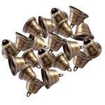 Grazing Copper Bells,Animal Copper Loud Bronze Bell, Armastuse Bronze Mini Jingle Bells,20 PCS 38mm Vintage Bronze Jingle Bells,Used for Dog Doorbell, Making Wind Chimes