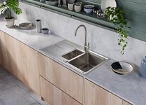 Rangemaster ARL1052/ Arlington 1000500 1.5B S/S INC.Waste Sink, Stainless