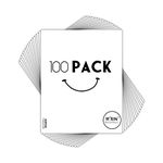 Golden State Art, Pack of 100, 11x14 White Backing Boards - Uncut, Acid Free, 4-Ply Thickness, Signature Friendly - Great for Photos, Pictures, Events, Frames, Prints