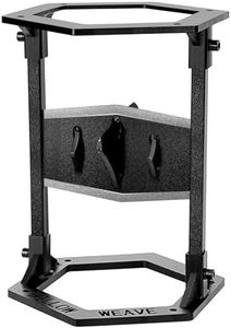 WILLOW WEAVE Log Splitter 10”/6.5” x 12.5”H – Heavy Duty Wood Splitter, Portable Kindling Splitter with Double-Blades, Manual Firewood Splitter for Home & Campsite