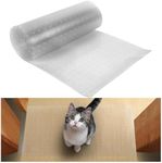 Upgraded 8.2Ft(L) Widened Cat Carpet Protector, Heavy Duty Plastic Pets Scratch Stopper for Carpet, Non-Slip Floor Runner Prevent Carpets Rugs from Scratching Tearing Wearing