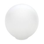 White Ball Clip on Replacement Glass lamp Shade for Ceiling / Wall Light Opal Globe Sphere