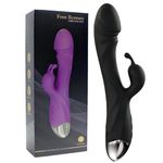 HUANXA Quiet Deep Percussion 10 Mode Tissue Handheld Rabb.i.t Vibratorter for Women Vibraters4 Women Vibratorters Anne Summers S.ex Toys4Women Vibrantoror for Women Vibrat.o.rs Massage (Black)