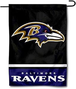 WinCraft Baltimore Ravens Double Sided Garden Flag