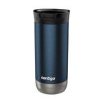 Contigo Huron 2.0 Stainless Steel Travel Mug with Leak-Proof SnapSeal Lid, Vacuum-Insulated Tumbler for Coffee and Tea, Blueberry, 16 oz (473 mL)