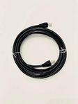 The VoIP Lounge 14 Ft Cat6 RJ45 Black Ethernet Patch Cable for Network Printer Lexmark HP Ricoh Canon Toshiba