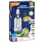 Imagimake Mapology Chandrayaan | ISRO Rocket Model & Satellite | Astronaut Toy | Educational Toys for Kids 5+Years | 3D Puzzles | Gifts for 5 Year Old Boy & Girl| Multicolour
