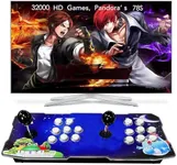 FVBADE [30000 Game in 1] 70S Pandora Box mini Arcade Console for Children Compatible PC & Projector & TV ,3D Games 1-4 Players Double Joystick Favorite List Game Category Save/Search/Hide/Pause Games