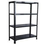 Mil-Nil Prime CRC Sheet 4 Shelf Multipurpose Storage Rack, 48 x 36 x 15 Inch, 24 Gauge (Grey) 16 Gauge Angles