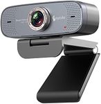 1080P Web Camera - Angetube HD Webcam with Microphone - USB Computer Camera with 90-Degree Wide Angle, Plug and Play for Zoom Meeting | Skype | Teams | Streaming | Video Calling