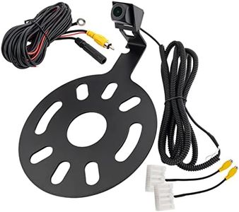 Backup Camera for Jeep Wrangler JK Spare Tire Mount 2007-2018, Rear View Camera Reverse Camera Waterproof Wide Angle Aftermarket Camera with OEM Monitor Adapter