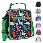 hombrima Kids Insulated Lunch Box Bag, Thermal Picnic Cool Bags with Adjustable Strap for Adults Children Women Men Boys Girls School Work