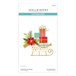 Spellbinders Delivering Joy Sleigh Etched Dies, Metal