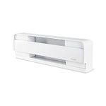 Stelpro B03029W Baseboard Heater 300W, 22" x 5 3/4", 240 volts, BRAVA Series - Electric Baseboard with Rounded Corners, White