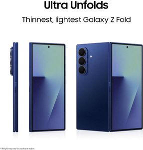 Samsung Galaxy Z Fold7 256GB Smartphone – Jet Black