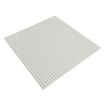 Katara 1672 Baseplate For Building Blocks, Compatible with Lego, Sluban, Papimax, Q-Bricks, White