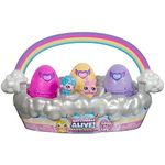 Hatchimals Alive, Spring Basket with 6 Mini Figures, 3 Self-Hatching Eggs, Fun Gift and Easter Toy, Kids Toys for Girls and Boys Ages 3 and up