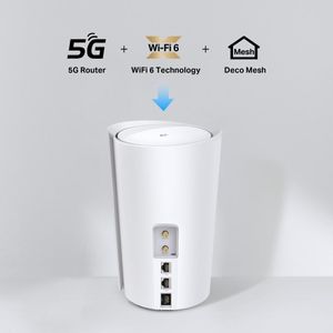 TP-Link Deco X50-5G Wi-Fi 6 Mesh Router – 5G SIM Slot, 2.5G Port, Alexa