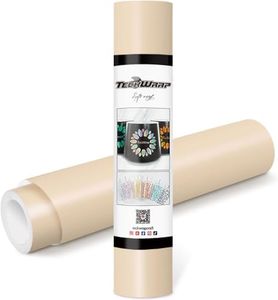 TECKWRAP Permanent Adhesive Vinyl 12" x 10ft, Matte Beige