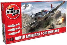 Airfix North American F-51D Mustang 1:48 Military Aviation Plastic Model Kit A05136