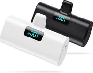 [2 Pack] Mini Portable Charger 5200