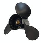 Boat Propeller 9.9x13 P for Mercury Outboard 25-30HP 10 Tooth 48-896900A40 / Outboard Propeller for Tohatsu Engine 3R0B645270 9 7/8x13