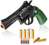 Toy Gun with 24 Pcs EVA Soft Bullets Toy Revolver for Boys Shooting Games Education Toy Model for, Surprise Gift for Boys and Girls 12+