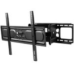 One For All WM4661 Full Motion TV Bracket – Swivel (120°) Tilt (15°) Wall Mount – Screen size 32-90 Inch – Max Weight 60kg – VESA 200x200 to 600x400 - Free Toolbox app – Black - WM4451