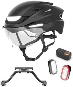 Lumos Ultra E-Bike Helmet(Onyx Black,Non-MIPS,Size M-L) & Advanced Bike Lights Kit(Firefly Mini - 2 Pack) & Turn Signal Mount